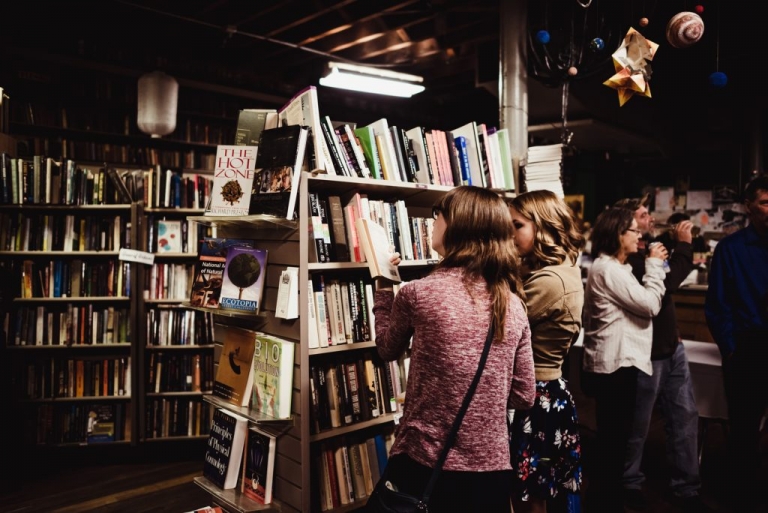 Viroqua Wisconsin Bookstore Wedding Bailey » Brittany Eitsert